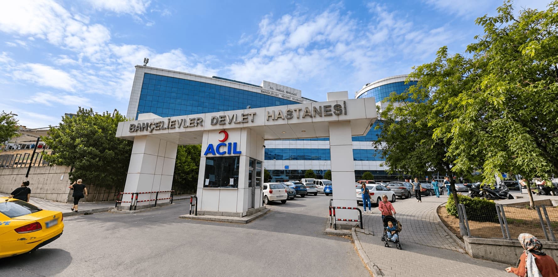 Bahçelievler Devlet Hastanesi cephe uygulaması
